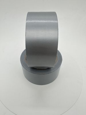 Waterdicht stof zilveren doekband 48 mm x 50 m decoratief