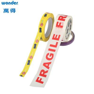 Op maat gedrukt Rode Acryl Bopp Tape 0,040 mm Crystal Branding
