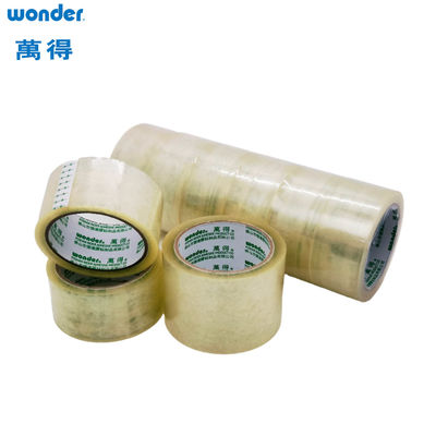 Transparante op maat gedrukte BOPP-tape, laag geluid verpakkingstape 24mm x 50m