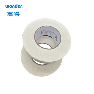 Bindend zelfklevend dubbelzijdig bandje 25 mm breed met dubbel weefselpapier