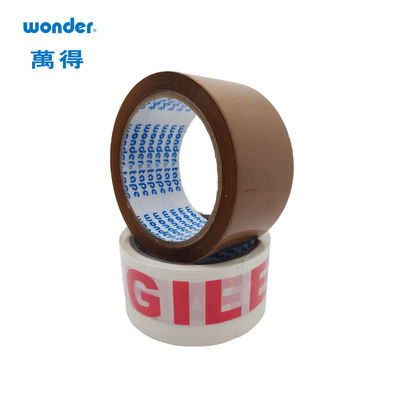 Low Noise BOPP Packaging Tape 0.065mm Watergebaseerd Aanbod Geprint