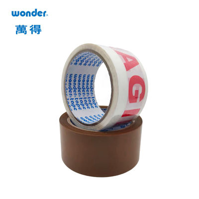 Low Noise BOPP Packaging Tape 0.065mm Watergebaseerd Aanbod Geprint
