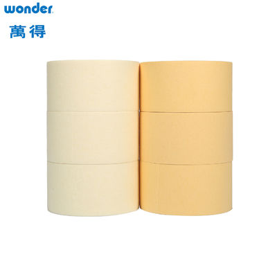 Crepepapiermateriaal Sterk kleefband op basis van beige rubber