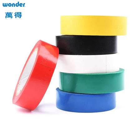 Spanningsbestendige matte pvc kleefband witte vlamvertrager koudbestendige