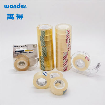 Makkelijk te scheuren BOPP Bruine Tape, Cutom Geel Gift Verpakkings Tape