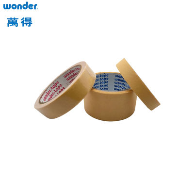 Warmtebestendige beige crepe-papierband 36 mm breed Temperatuurbestendige