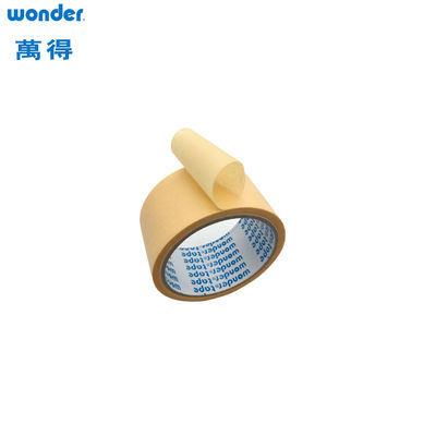 Warmtebestendige beige crepe-papierband 36 mm breed Temperatuurbestendige