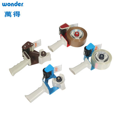 Acrylische kleefbandverpakkingsbandsnijder Dispenser Blauw vaste kunststof voor doos