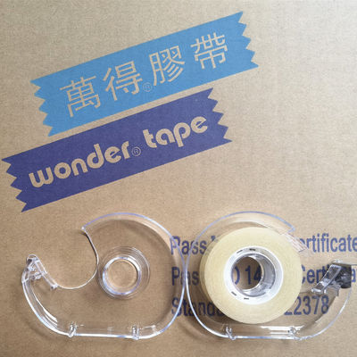 Transparante BOPP-papierpapierband Mat wit 50 mm voor etikettering