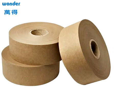 Schrijfbaar afdichtingsband van geactiveerd kraftepapier met water 1200 mm breedte