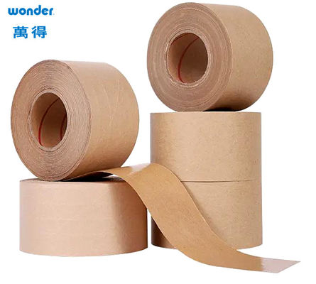 Schrijfbaar afdichtingsband van geactiveerd kraftepapier met water 1200 mm breedte