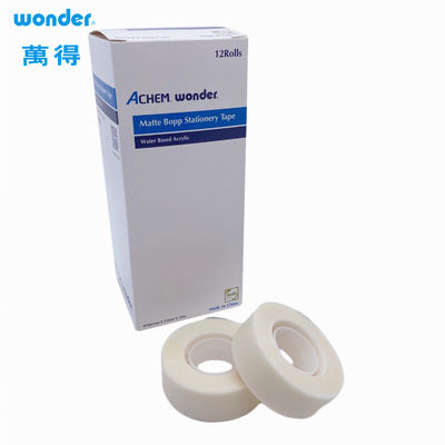 Matte witte BOPP papierband voor het schrijven
