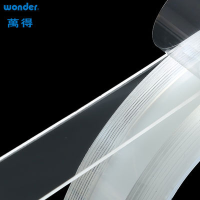 Kleefstof Wonder Nano Tape Roll 2,5 mm Dikte Helder Dubbelzijdig Gel Recycleerbaar