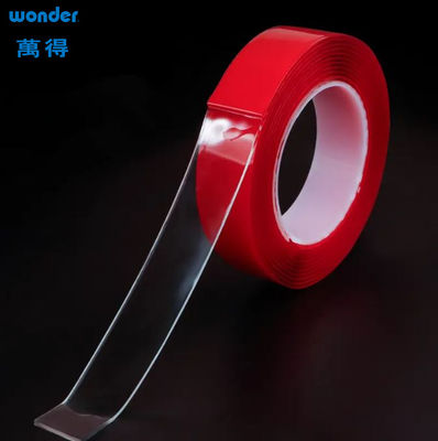 Sterk bindend rood NANO-tape roll Custom Makkelijk te monteren kleefmiddel
