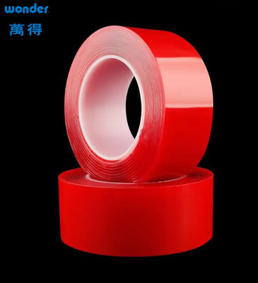 Sterk bindend rood NANO-tape roll Custom Makkelijk te monteren kleefmiddel