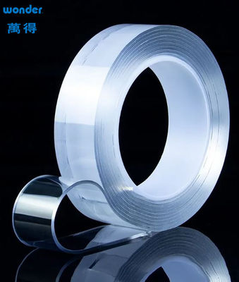 Duidelijke dubbelzijdige gel tape, Wonder NANO kleverige gel tape Eco Friendly