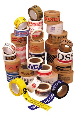 Op maat gedrukt Rode Acryl Bopp Tape 0,040 mm Crystal Branding