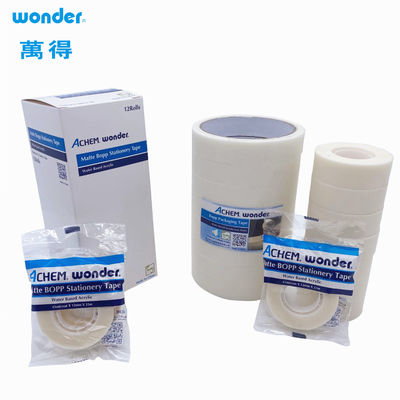 Matte BOPP papierband voor een glad uiterlijk en glad schrijven op etiketten en aantekeningen