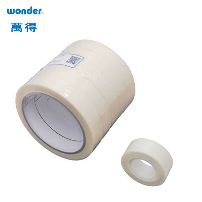 Transparante matte BOPP-papierpapierband met een op water gebaseerd kleefmiddel en een schrijfoppervlak