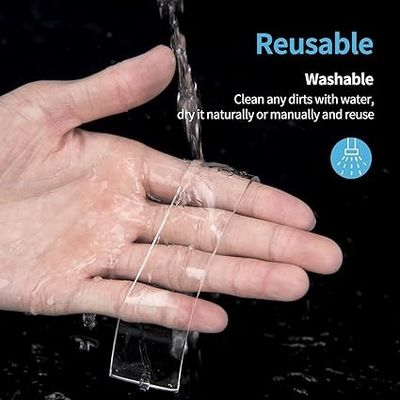 Nano dubbelzijdige kleefband wasbaar, sterk, kleverig, herbruikbaar, transparant, voor huishoudelijke industriële bevestigingsborden in blisterverpakking