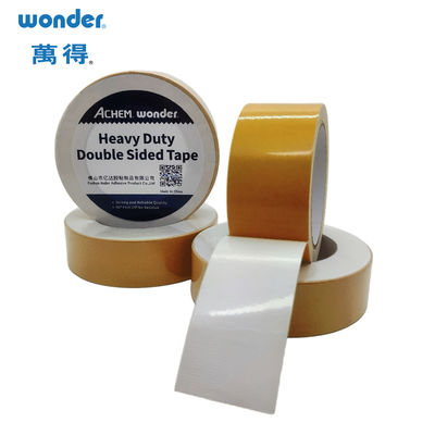 Zelfklevend dubbelzijdig bandje met geweven febische basis en warm gesmolten lijm voor sterke hechting