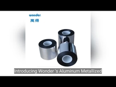 Metalen filmtype BOPP-verpakkingsband 0,055 mm